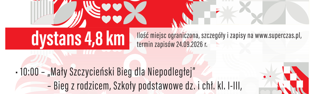 Szczycieński Bieg dla Niepodległej 2026