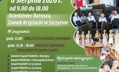 XXVII Jarmark Mazurski - już 8 sierpnia w Szczytnie