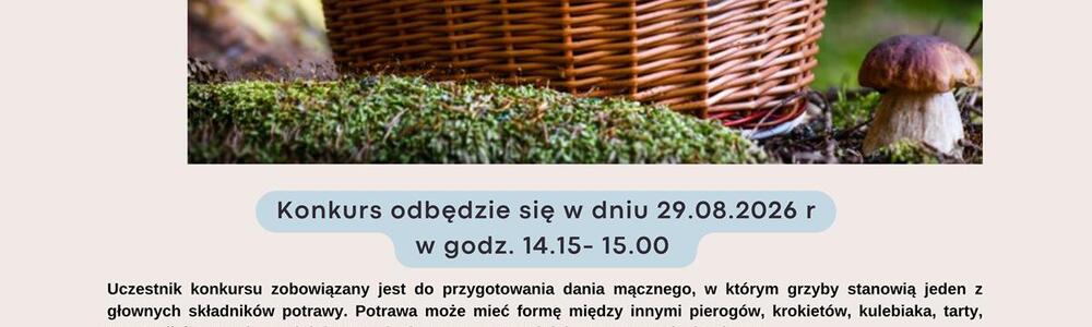 Konkurs na najsmaczniejszą potrawę z grzybów