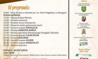 Powiatowy Festiwal Święta Plonów w Gminie Rozogi
