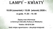 Dwudniowe warsztaty artystyczne LAMPY-KWIATY